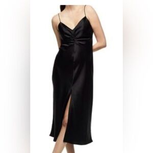 Zara Black Satin Garment